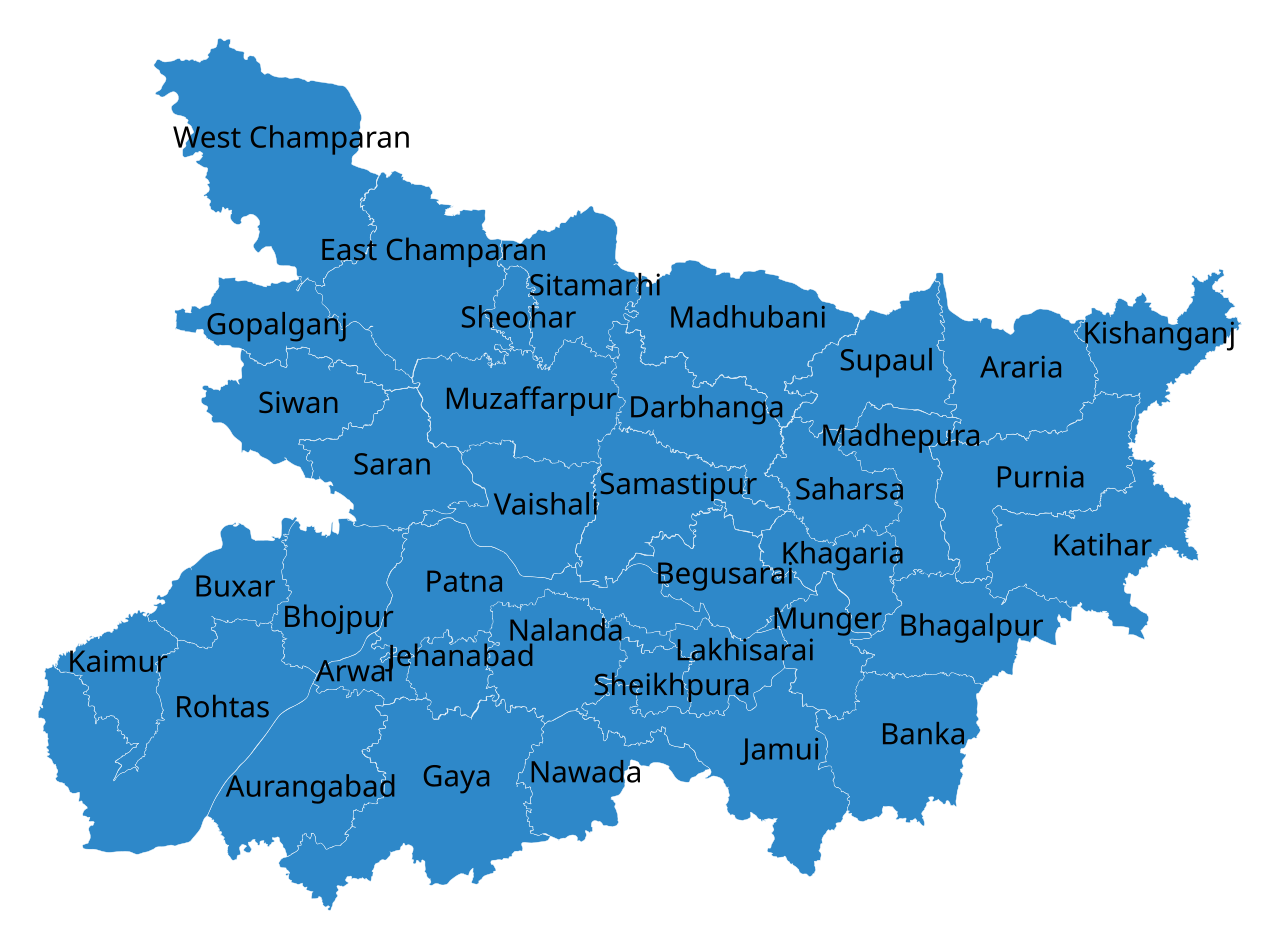Bihar Map