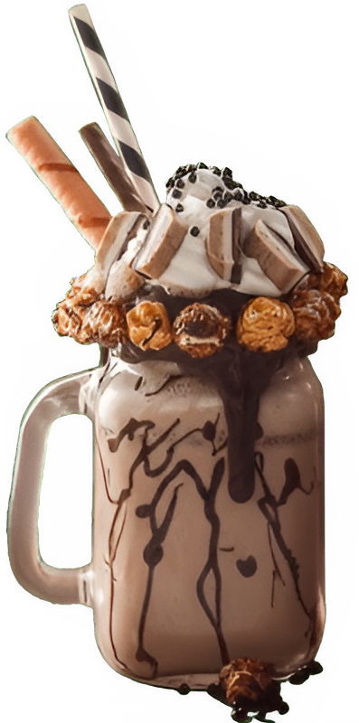 Freshly brewed coffee